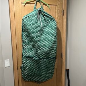 Vera Bradley Green Patterned Garment Bag